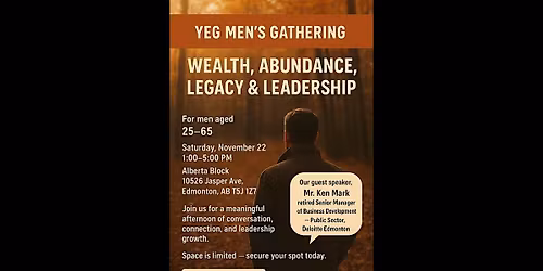 YEG Men's Group: Autumn Workshop 2