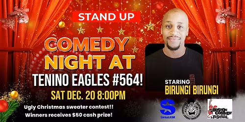 Comedy Night at Tenino Eagles #564 Staring Birungi Birungi
