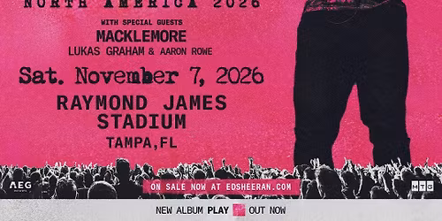 Ed Sheeran Tampa Tickets