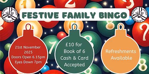 Festive Family Bingo