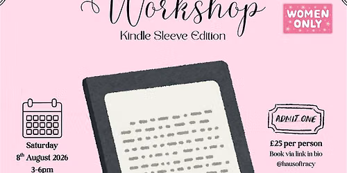Crochet Workshop (Kindle Sleeve)