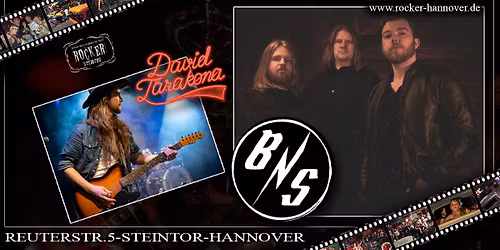 Live ab 20 Uhr \u201c DAVID TARAKONA & BROCKE N SILENCE \u201c! Heavy Country trifft Rock.