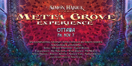 Metta Grove Experience by Simon Haiduk. Ottawa, Nov. 7