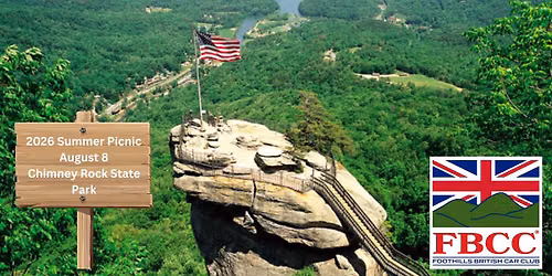 Chimney Rock State Park Picnic, Cruise In and Monthly Meeting