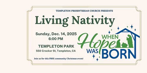 Living Nativity- When Hope Was Born
