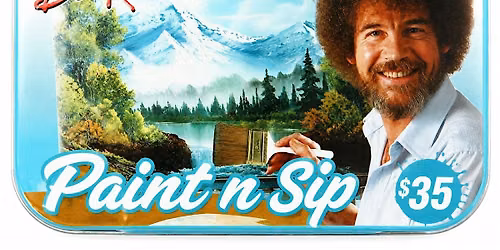 Happy Little Trees- Bob Ross Paint n Sip