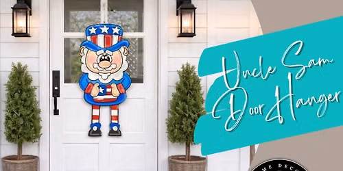 Uncle Sam Patriotic Door Hanger @10:30AM