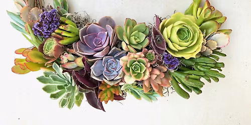 Succulent Wreath Class