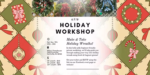 11\/15 Wreath Making Workshop