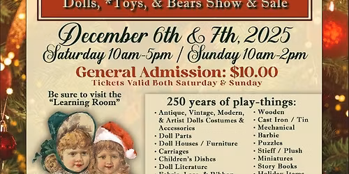 Eastern National Doll, Toy & Bear Show & Sale