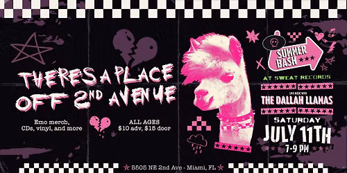 THERE'S A PLACE OFF 2ND AVENUE - Emo Nite Summer Bash at Sweat Records