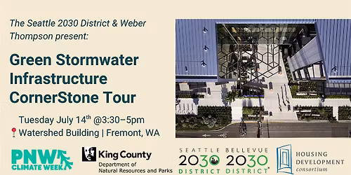 Green Stormwater Infrastructure CornerStone Tour