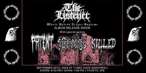 The Listener \u2013 Debut Album Release Show