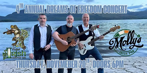 Toledo Irish American Club Presents 4th Annual Dreams of Freedom Concert