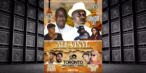 JUNIOR CAT, LITTLE JOHN & COLONEL LLOYDIE LIVE IN TORONTO