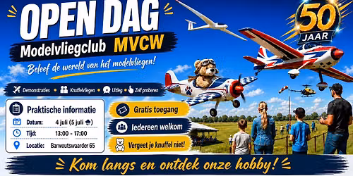 Open Dag Modelvliegclub Woerden - 50 jaar