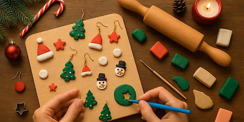 The Potter & The Clay Holiday Earring Making Workshop at Evans Farms