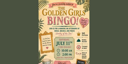 Golden Girls Bingo