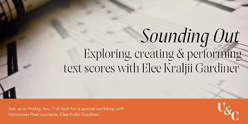Sounding Out: Exploring, Creating & Performing Text Scores