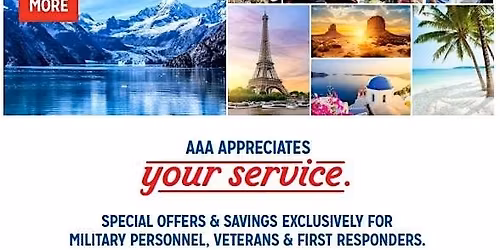 Military, Veterans and First Responders Appreciation Week November 3-7