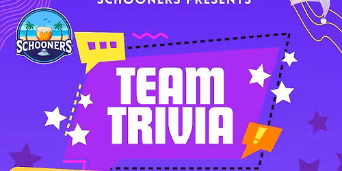 Team Trivia At Schooners!