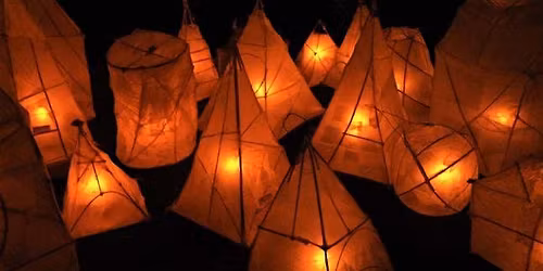 Gweithdy Llusern - Lantern workshop