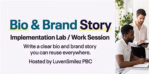 Bio & Brand Story (In-Person)