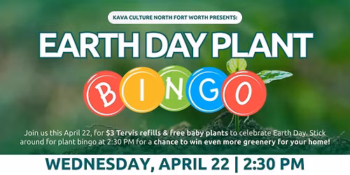 Earth Day: Brews, Blooms, & Bingo