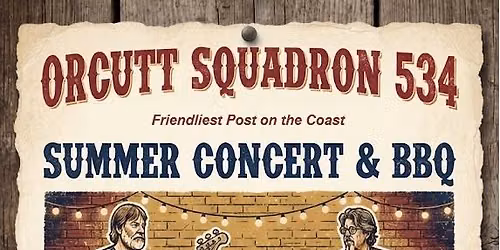 SAL - Summer Concert & BBQ. Heavy Cats. 1\/2 BBQ Chicken Meal