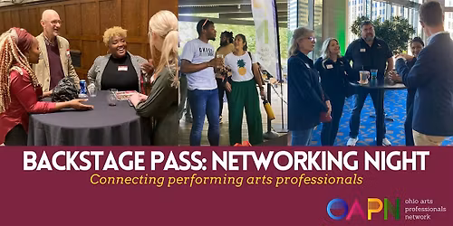 Backstage Pass: Networking Night [Cleveland, OH]
