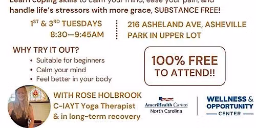 NEW EVENT: Yoga & 12 Step Recovery