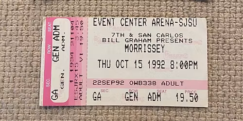 Morrissey at The Criterion OKC