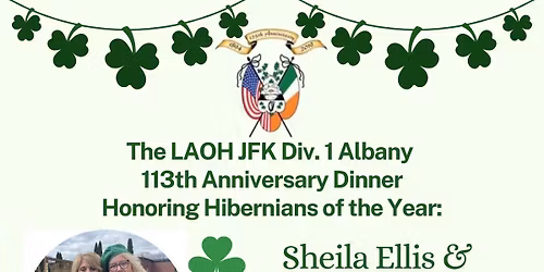 LAOH JFK DDiv. 1 Albany Hibernians of the Year!