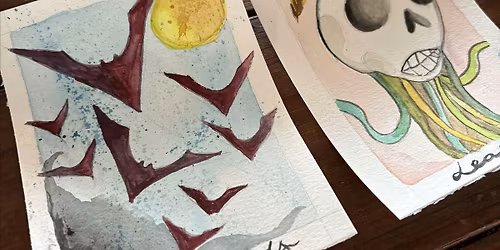 Witchy Watercolor @ Living Room Wines