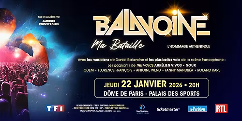 BALAVOINE, Ma Bataille \u2022 D\u00f4me de Paris