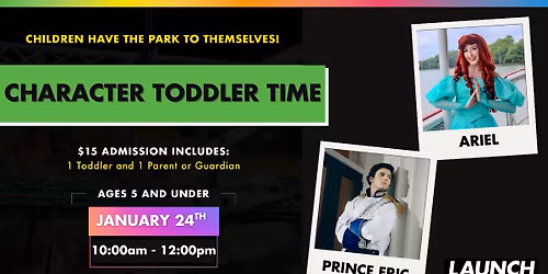 Character Toddler Time w\/ Ariel & Eric \ud83d\udc9c