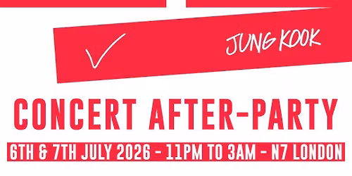 BTS CONCERT AFTERPARTY