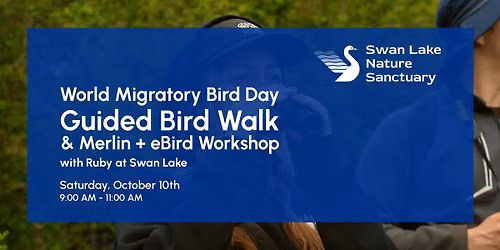 World Migratory Bird Day: Guided Bird Walk & Merlin + eBird Workshop