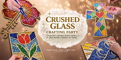 Muskegon Crushed Glass Crafting Party