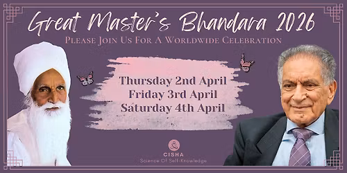 Great Master's Bhandara Celebration 2026