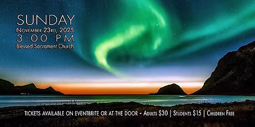 Halcyon Chamber Choir presents "The Heavens Dance"