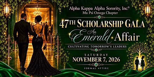 Mu Psi Omega Chapter\u2019s 47th Scholarship Gala: An Emerald Affair