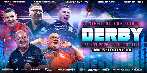 A night at the darts - Derby November 2026 