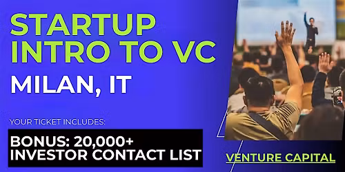Startup Intro to VC: Connect with Investors in Milan and Beyond