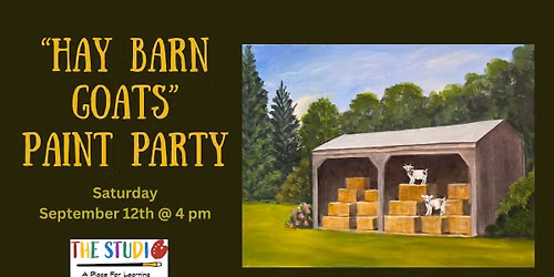 Hay Barn Goats Paint Party