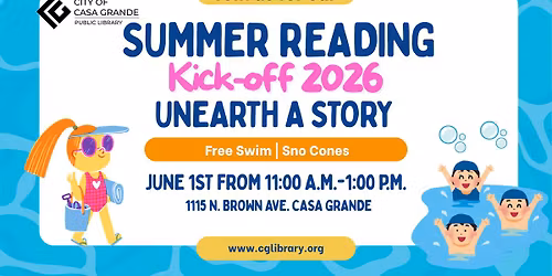 Summer Reading Kick Off 2026: Unearth a Story