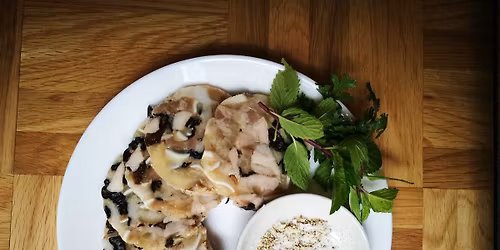 \u6b8b\u5e2d2  \u30d9\u30c8\u30ca\u30e0\u6599\u7406\u30ec\u30c3\u30b9\u30f3\u3000\u8089\u56e3\u5b50\u306e\u9eba\u3068\u3001\u30bc\u30e9\u30c1\u30f3\u30cf\u30e0\u3001\u304a\u3053\u308f\u30a2\u30a4\u30b9\u30af\u30ea\u30fc\u30e0