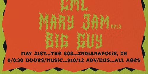 MARY JAM with Sonora \/ CML \/ Big Guy live at The 808