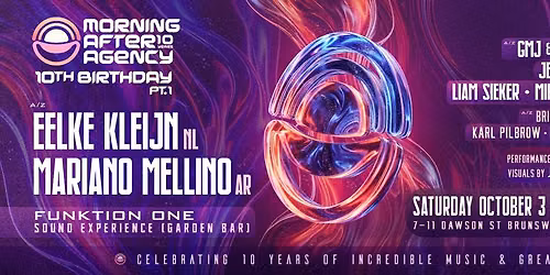 Morning After 10th B'Day: PART 1 - Eelke Kleijn (NL), Mariano Mellino (AR) & more