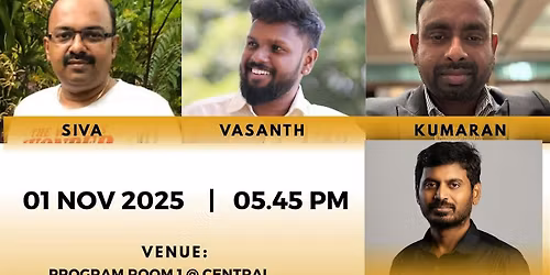 [FREE tickets] - Tamil Standup Comedy Show night